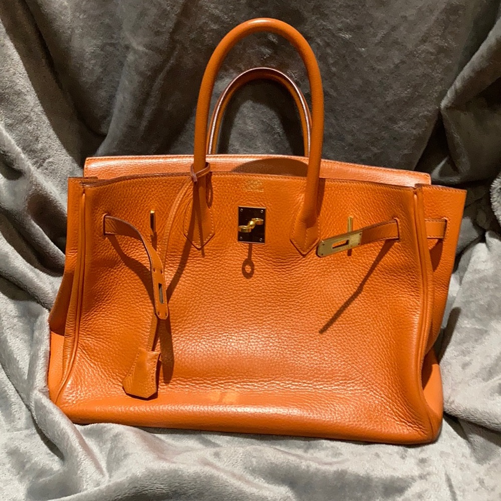 Hermes Orange Birkin 35